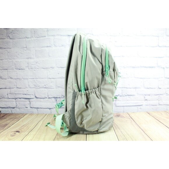 LL Bean Big Kids Comfort Carry Laptop Pack 30L School Trail Backpack Green Gray main image 11
